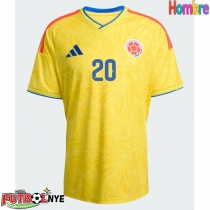 Camiseta Colombia Juan Fernando Quintero #20 Primera Equipación Mundial 2026 manga corta